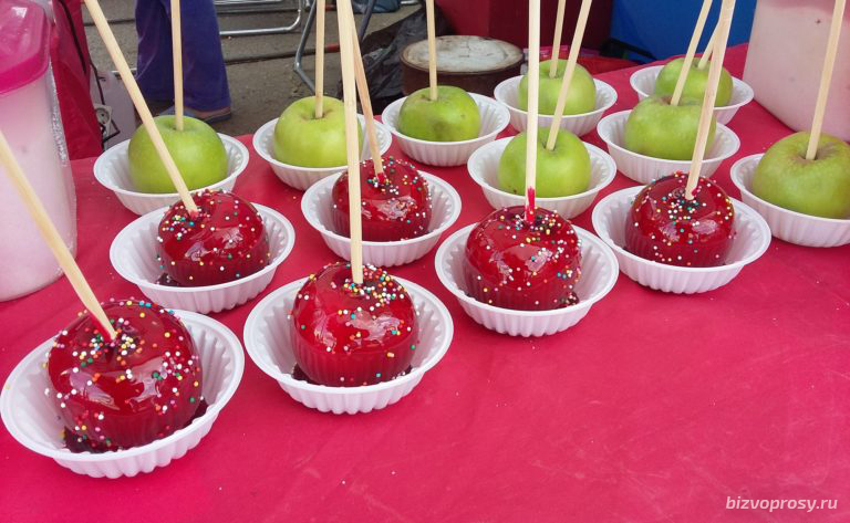 Идея для бизнеса: изготовление карамельных яблок (мастер-класс)